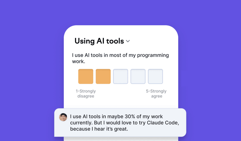 At this point, the conversations we have around AI are far more valuable for understanding the situation than adoption metrics.