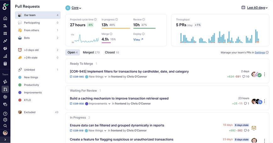 Get your code reviewed faster and never let PRs fall through the cracks again.