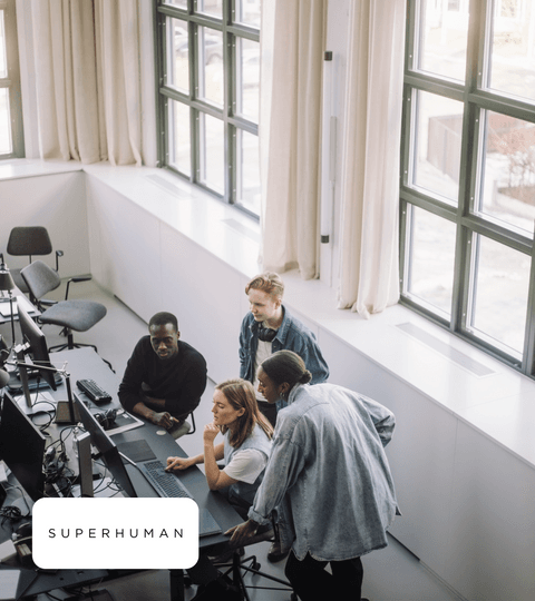 happy people eating food
